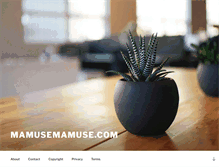 Tablet Screenshot of mamusemamuse.com